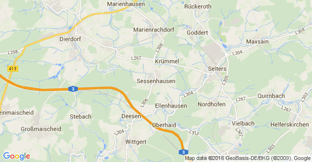 Karte Sessenhausen im Westerwald