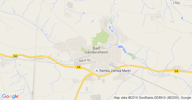 Karte Bad Gandersheim