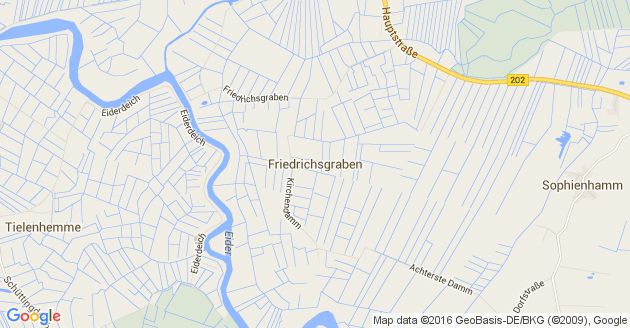 Karte Friedrichsgraben