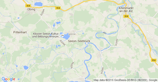 Karte Seeon Seebruck