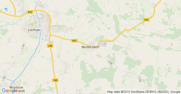 Karte Woltersdorf in Niedersachsen