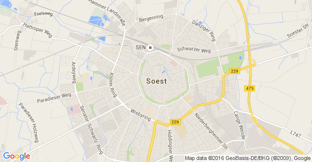 Karte Soest