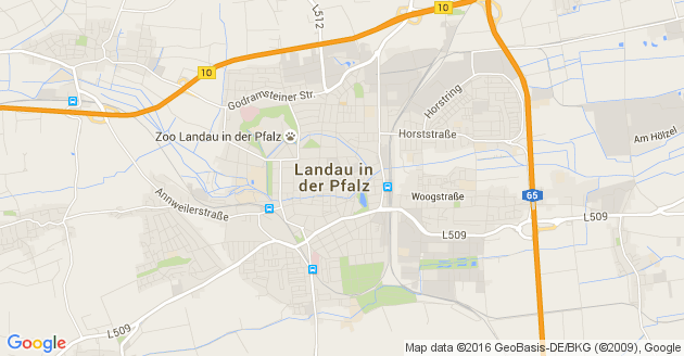 Karte Landau in der Pfalz