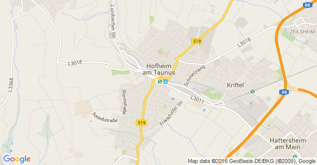 Karte Hofheim am Taunus      