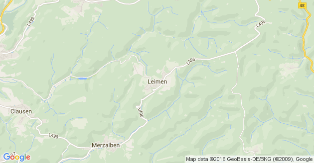 Karte Leimen in der Pfalz