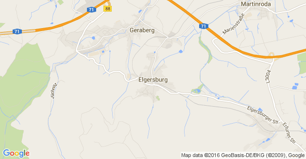 Karte Elgersburg
