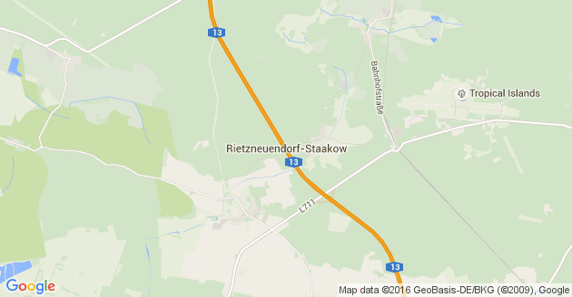 Karte Rietzneuendorf Staakow