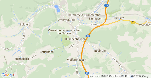 Karte Ritschenhausen