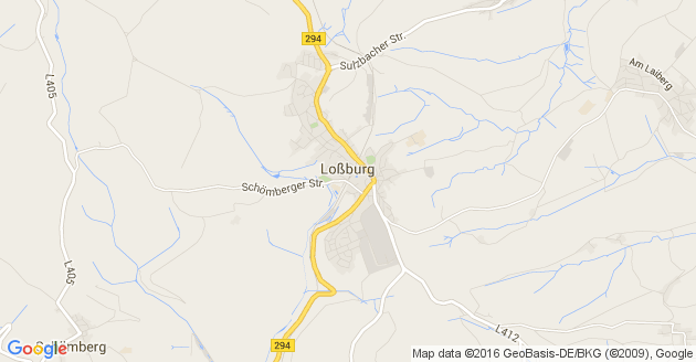 Karte Loßburg