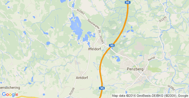 Karte Iffeldorf