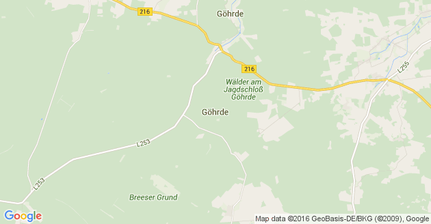 Karte Göhrde