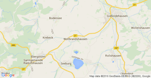 Karte Wollbrandshausen