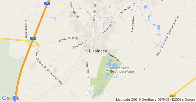 Karte Bispingen