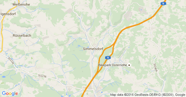 Karte Simmelsdorf