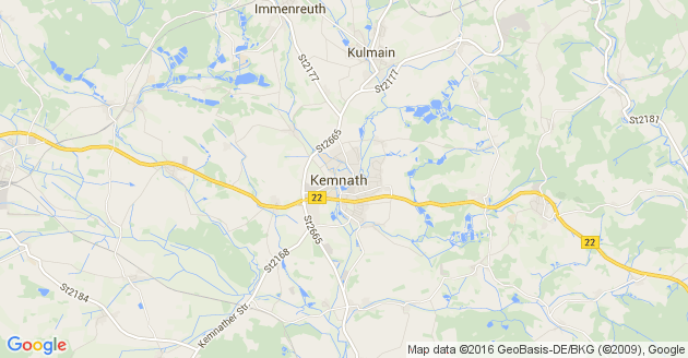 Karte Kastl bei Kemnath Stadt