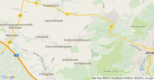 Karte Großschwabhausen