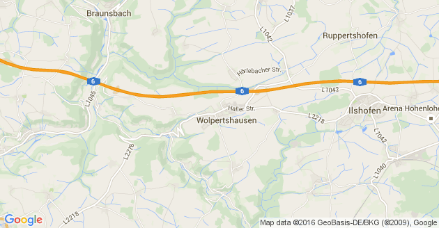 Karte Wolpertshausen