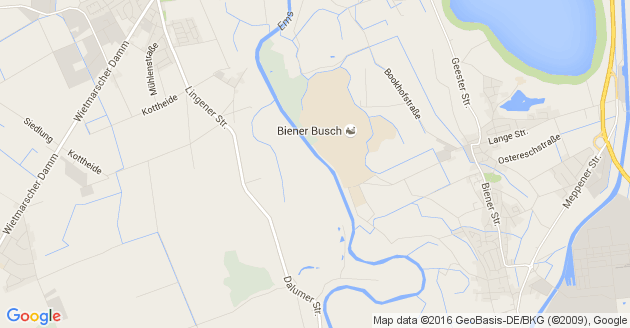 Karte Lingen an der Ems