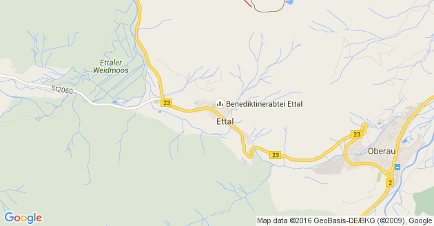 Karte Ettal