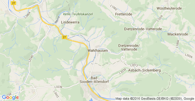 Karte Wahlhausen