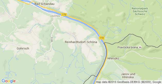 Karte Reinhardtsdorf Schöna