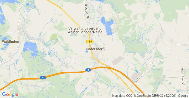 Karte Kodersdorf