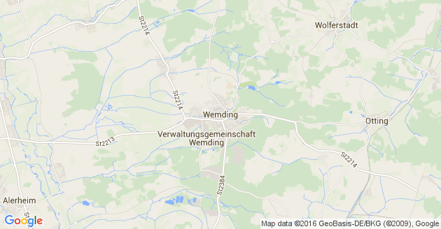 Karte Wemding