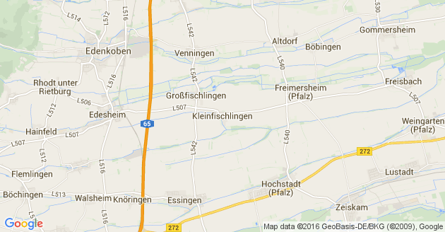Karte Kleinfischlingen