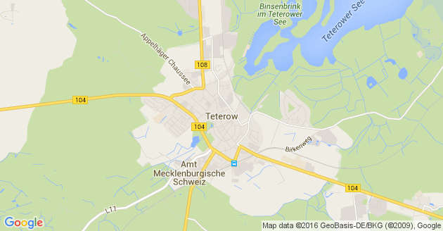 Karte Teterow