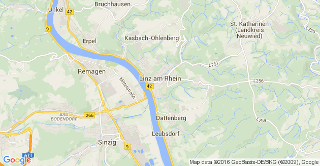 Karte Linz am Rhein