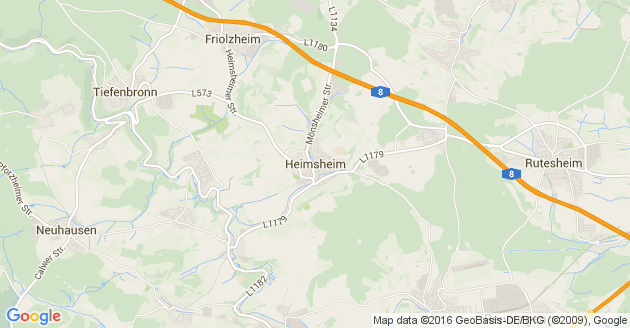 Karte Heimsheim