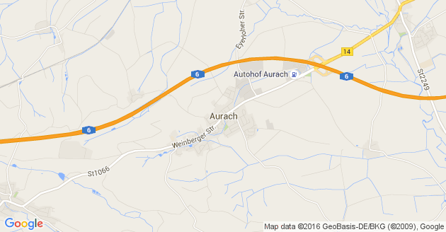Karte Aurach