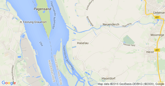 Karte Haselau