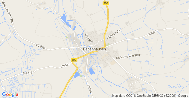 Karte Babenhausen in Schwaben