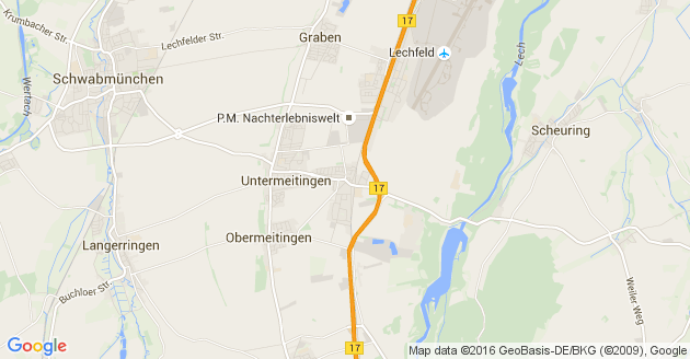 Karte Klosterlechfeld