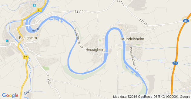 Karte Hessigheim