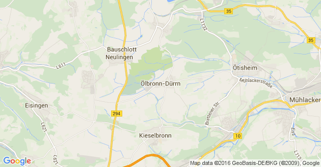 Karte Ölbronn Dürrn