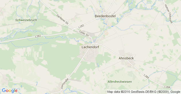 Karte Lachendorf Kreis Celle