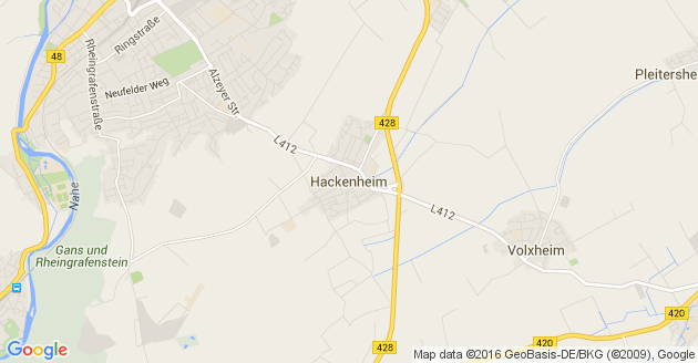 Karte Hackenheim