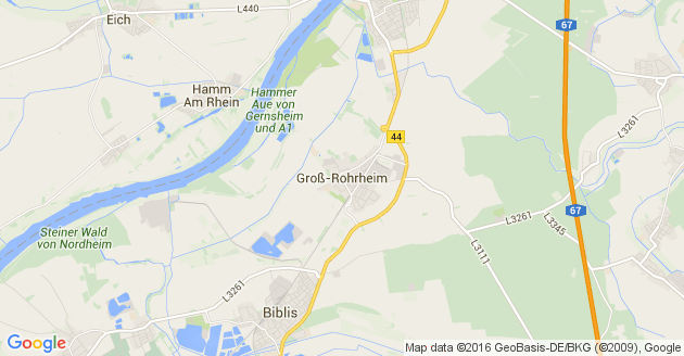 Karte Groß Rohrheim