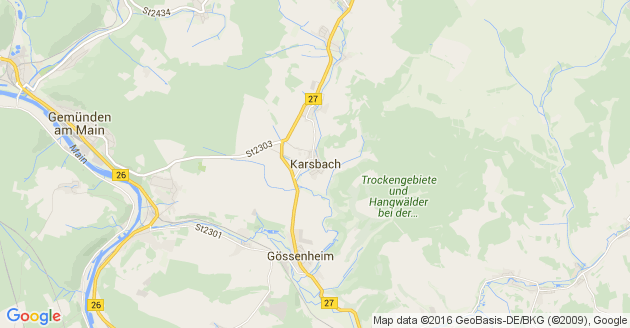 Karte Karsbach