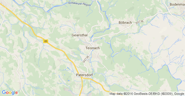 Karte Teisnach