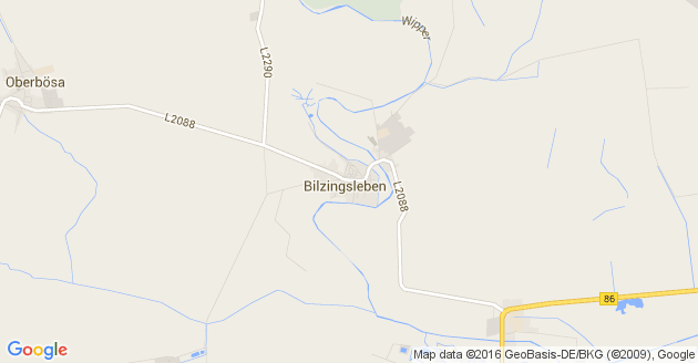 Karte Bilzingsleben