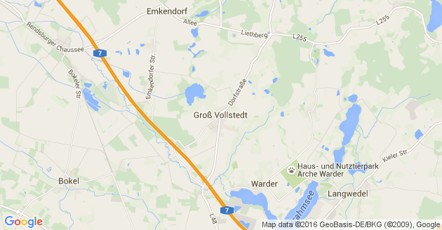 Karte Groß Vollstedt