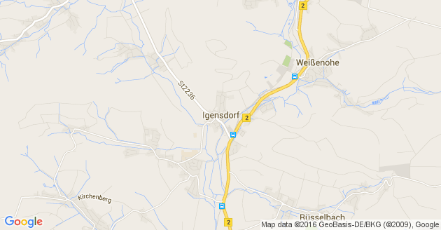 Karte Igensdorf              
