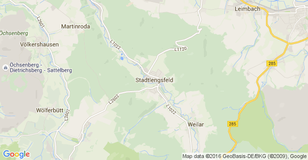 Karte Stadtlengsfeld