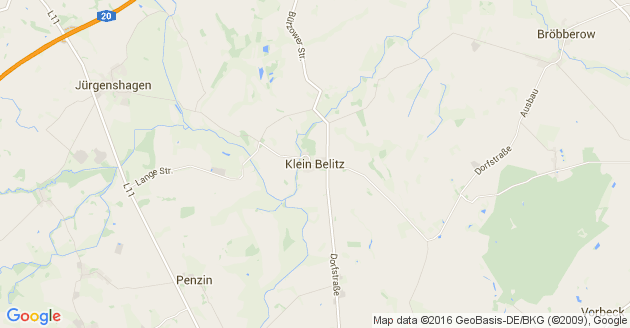 Karte Klein Belitz