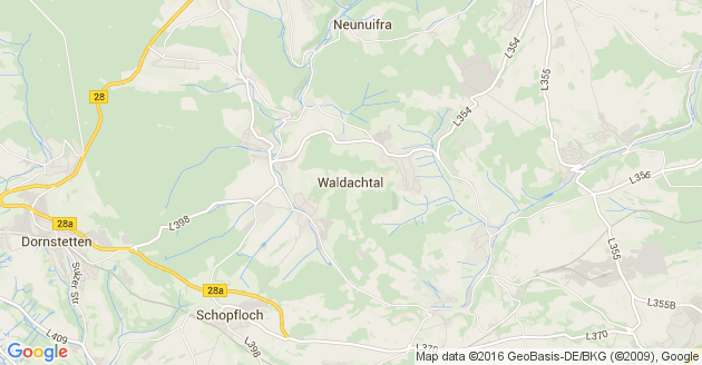 Karte Waldachtal