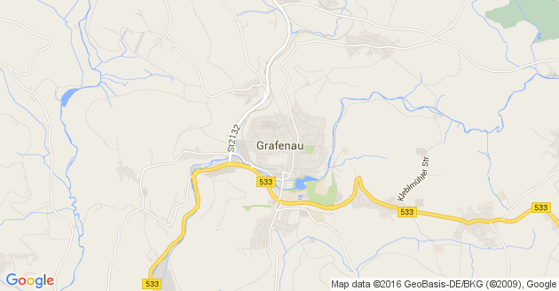 Karte Grafenau in Niederbayern