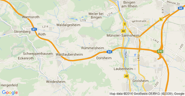 Karte Rümmelsheim